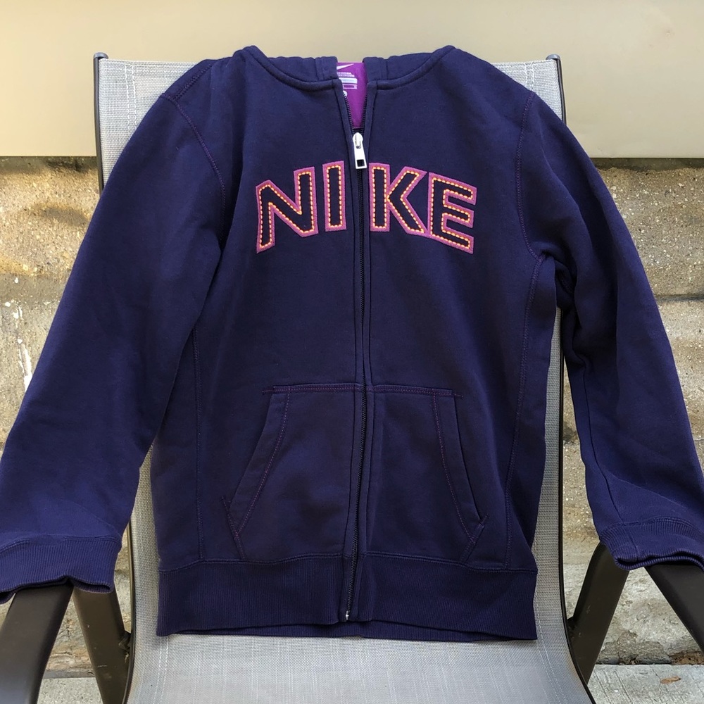 Nike Youth Hooded Zip Up Sweatshirt